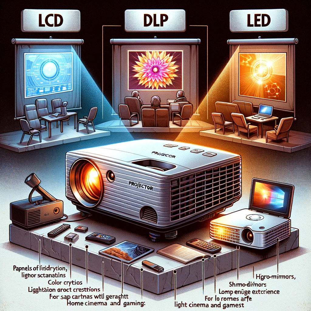 Technologie des Vidéoprojecteurs: LCD vs DLP vs LED