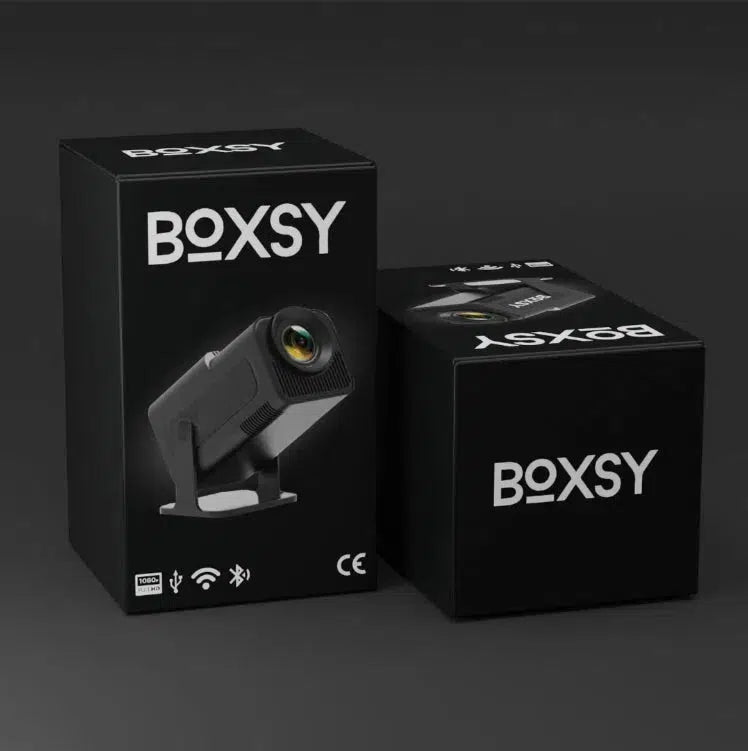 Boxsy® Pro VideoProjecteur 4K (Compatible iPhone & Android)